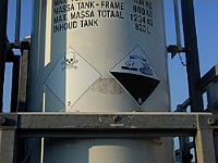 cylinder 8 plus 6.1  Tank met zowel giftig als bijtende stof