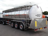 tankwagen zonder tekens