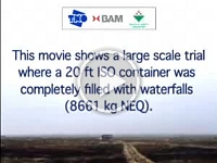 Controlled Safety Test Fireworks Explosion