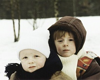 familiestamboom04 Laura samen met haar broertje Mark